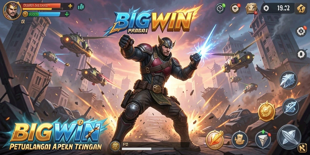 Tampilan gameplay BIGWIN yang mendebarkan dan penuh aksi.