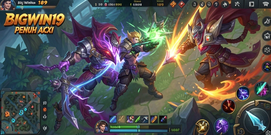 Tampilan gameplay <strong>BIGWIN189</strong> yang penuh aksi dan strategi.