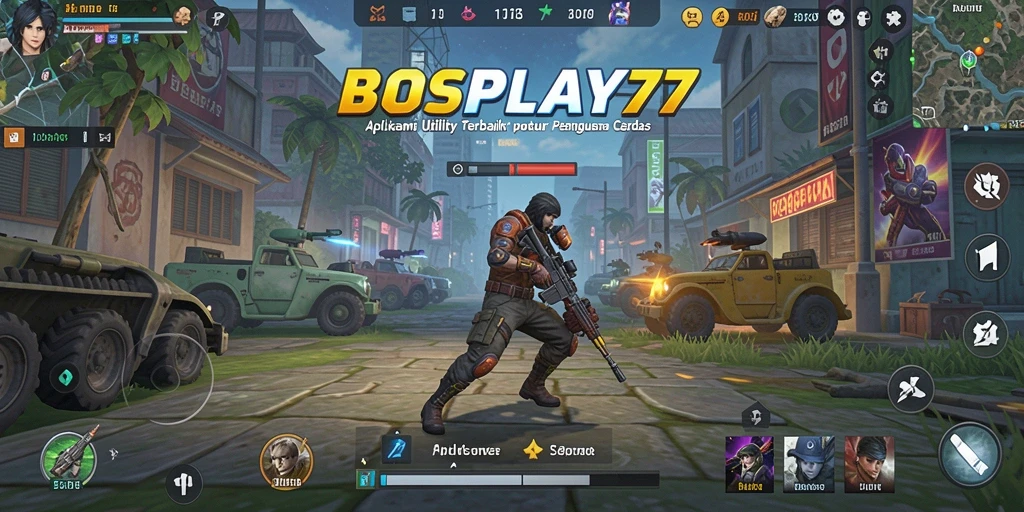 Tampilan antarmuka BOSPLAY77 yang sederhana dan fungsional.