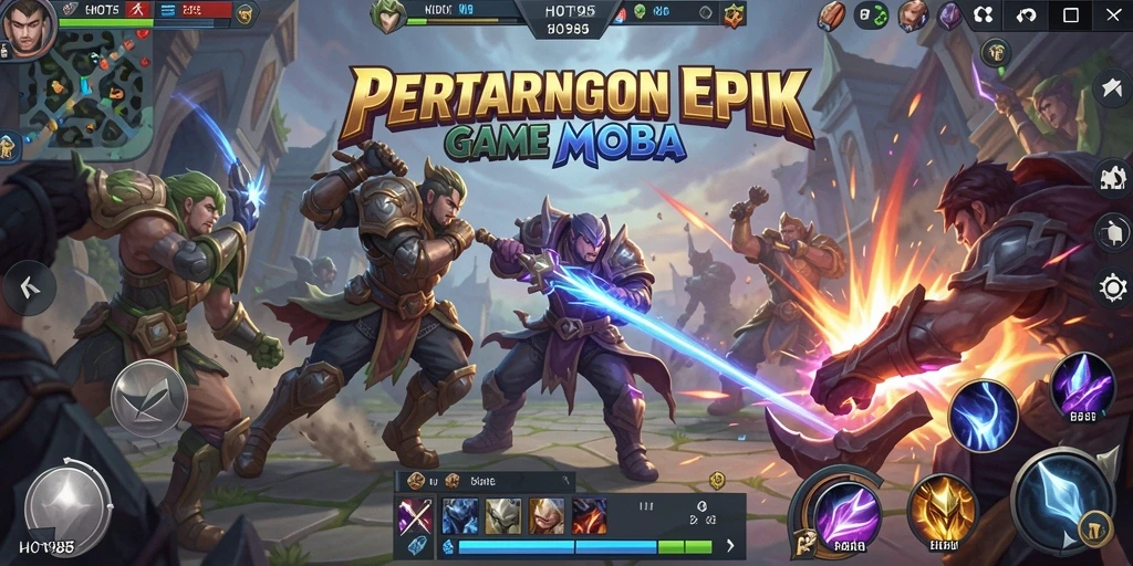 Gameplay seru HOT985 dengan pertarungan tak terduga.