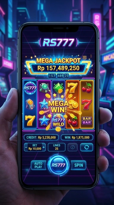 Antarmuka pengguna yang ramah di aplikasi rs777.